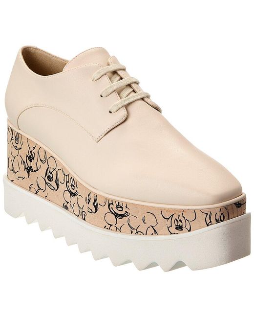 Stella McCartney Natural X Disney Elyse Platform Sneaker