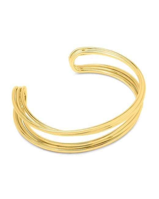 Jaclyn Smith Metallic Split Cuff Bracelet