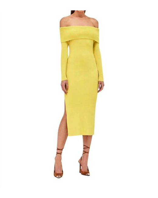 Alexis Yellow Justine Dress