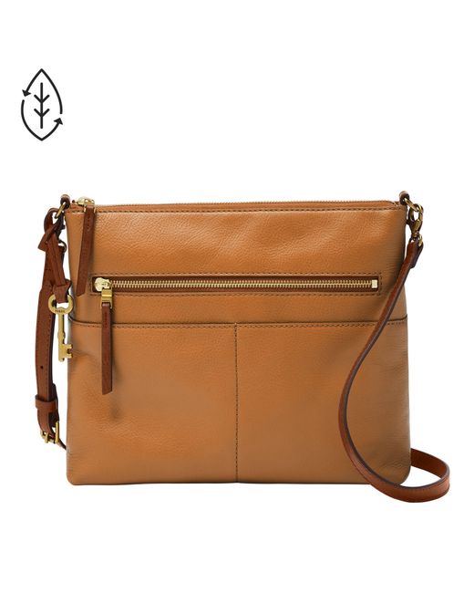 Fossil S Fiona Large Crossbody in Camel (Brown) - Save 50% | Lyst