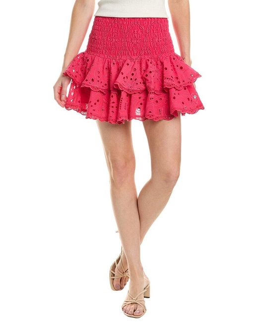 Charo Ruiz Pink Noa Mini Skirt
