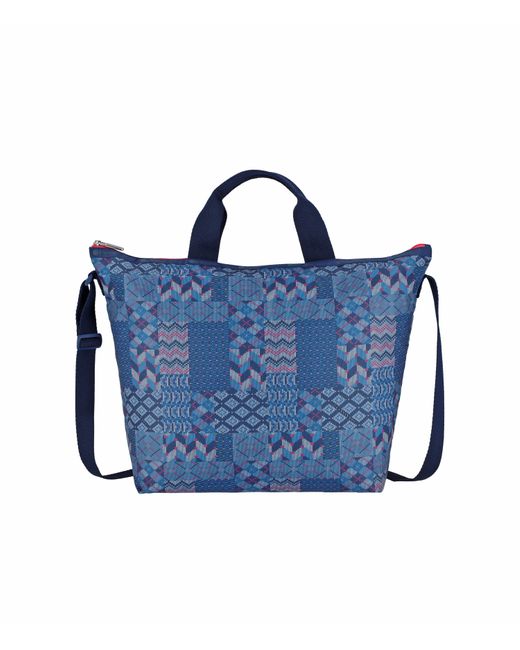 LeSportsac Blue Deluxe Easy Carry Tote