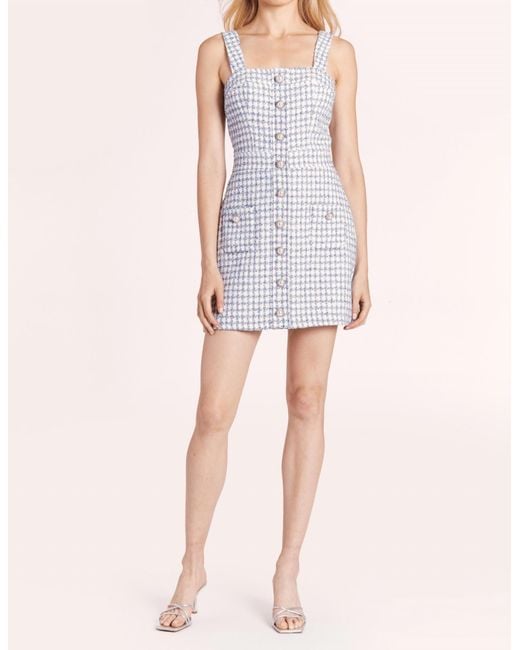 Amanda Uprichard Satin Archie Dress I Lyst