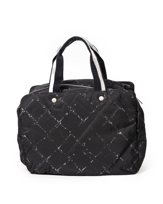 Chanel Lage Travel Line Duffle Bag in Black