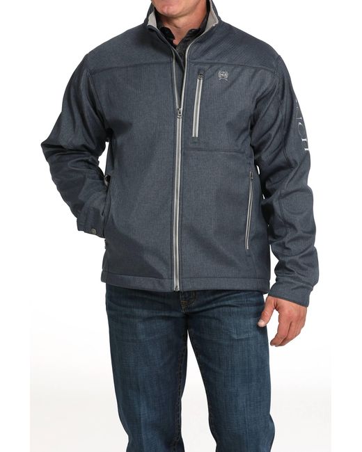 Cinch Blue Conceal Carry Bonded Jacket for men