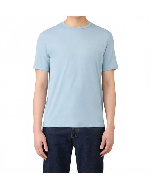 Sunspel Blue Classic T-Shirt for men
