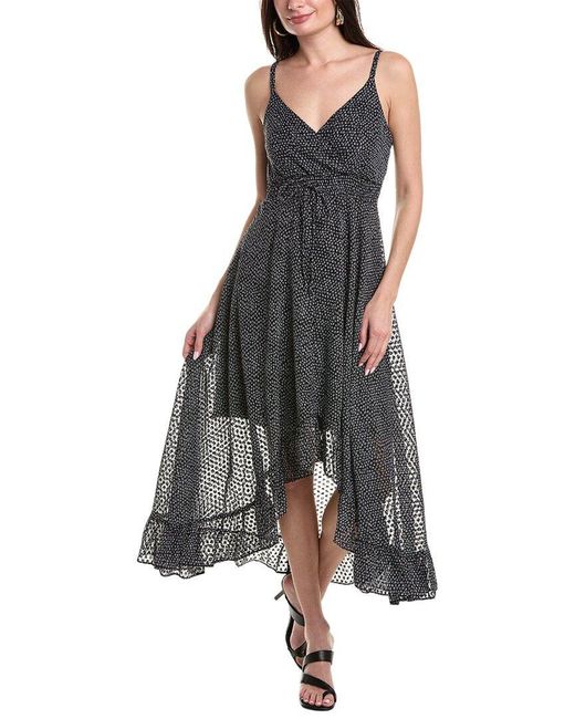 Vince Camuto Gray High-low Dress