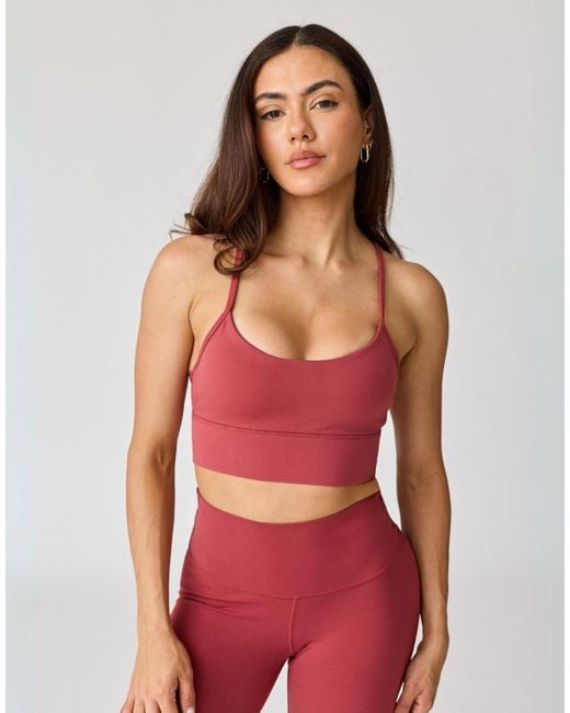 AVA Active Red Hera Strappy Back Bra