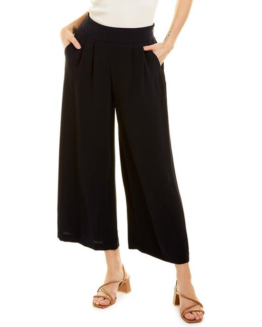 1.STATE Synthetic Basketweave Wide Leg Pant in Blue | Lyst