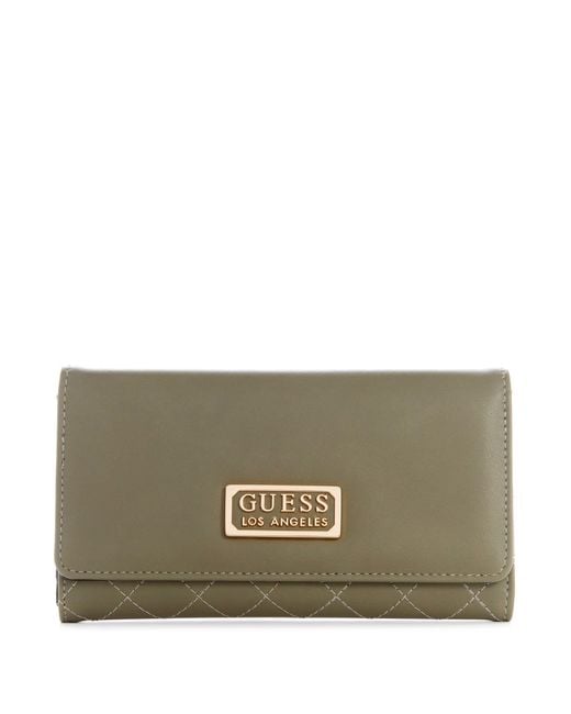 Guess Factory Mirabelli Slim Clutch in Gray Lyst