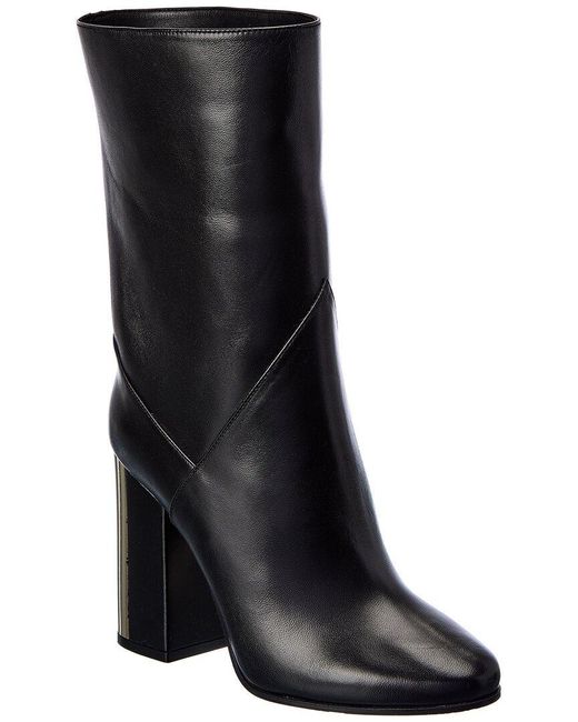 Jimmy Choo Black Rydea Ab 100 Leather Bootie