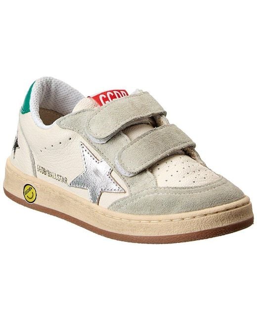 Golden Goose Deluxe Brand White Ball Star Leather & Suede Sneaker