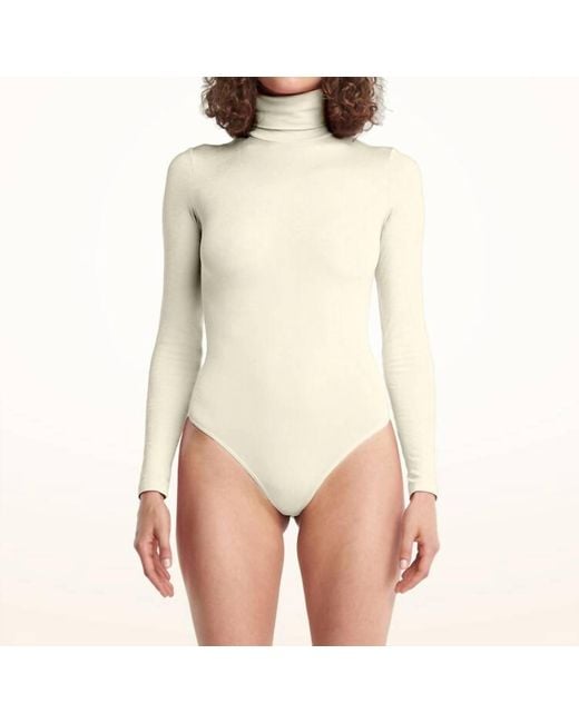 Wolford Natural Colorado String/thong Body In Ecru