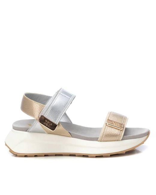 Xti White Casual Sandals