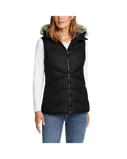 Eddie Bauer Classic Down Vest in Black Lyst