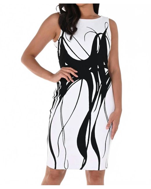 FRANK LYMAN Abstract Print Shift Dress | Lyst