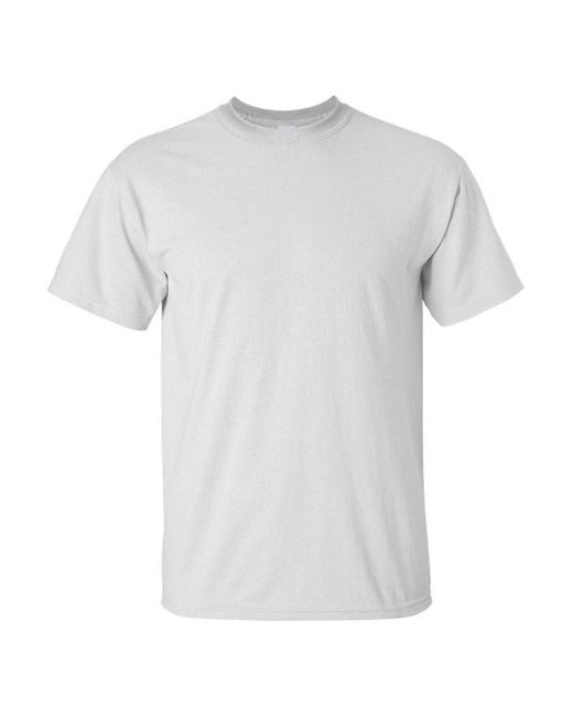 Gildan White Ultra Cotton Tall T-Shirt for men