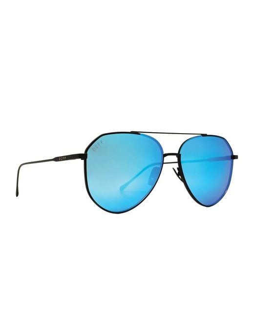DIFF Blue Dash Sunglasses
