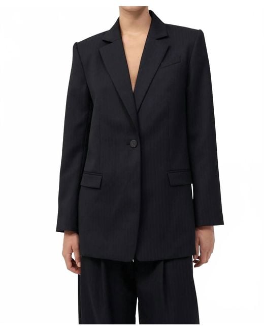 St. Agni Black Split Back Blazer