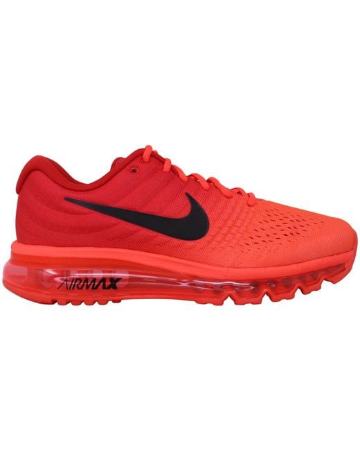Mens nike air clearance max 2017 orange black