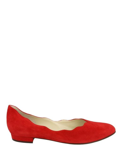 Ferragamo Red Turchina Archive Limited Edition 1960's Ballet Flats