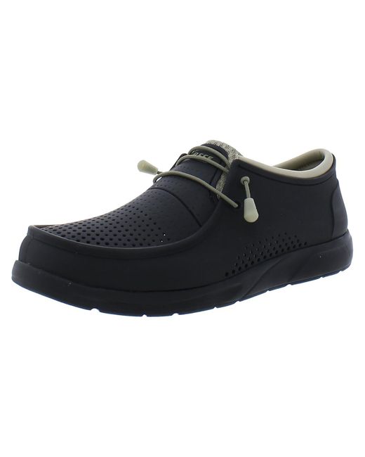 Reef Black Water Coast Perforated Comfort Slip-on Shoes for men