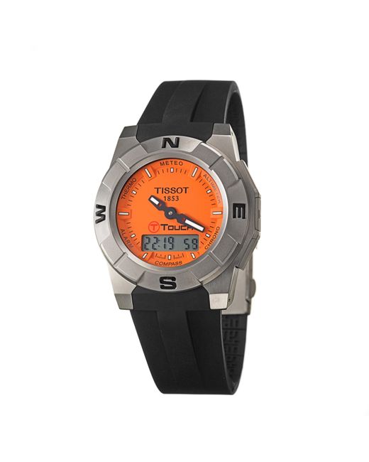 Tissot Orange T-touch 43mm Quartz Watch for men