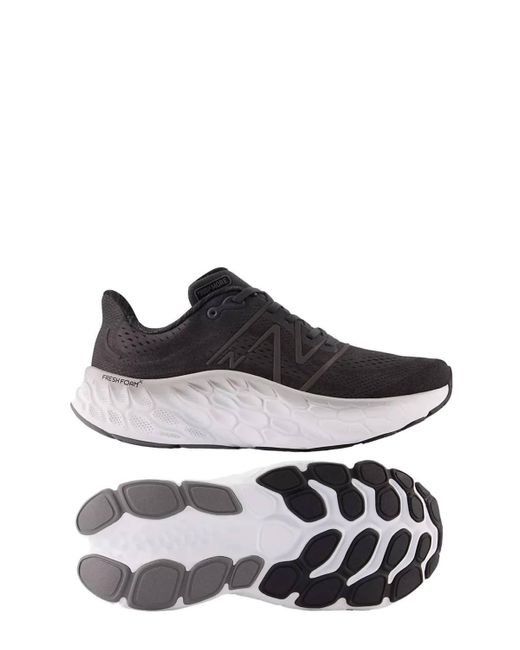 New Balance Black Fresh Foam X More V4 Running Shoes- 4e/ Extra Wide Width for men