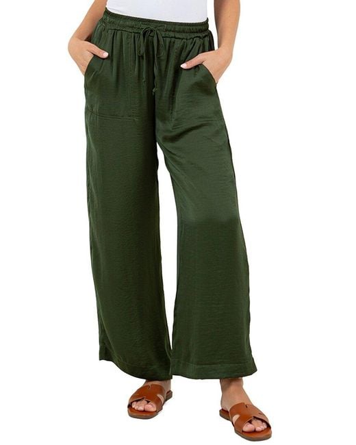 Fever Green Pull-On Pant