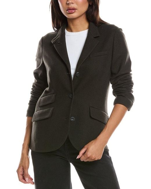 Rag & Bone Black Slade Wool Blazer