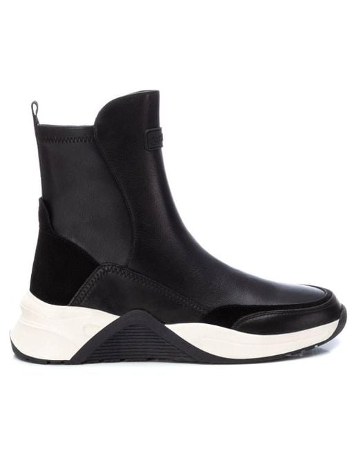 Xti Black Casual Booties By