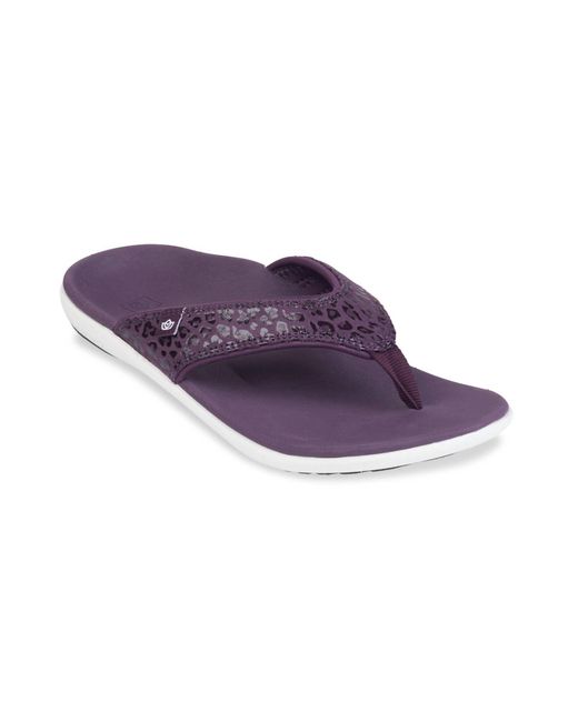 Spenco Purple Yumi Sandals