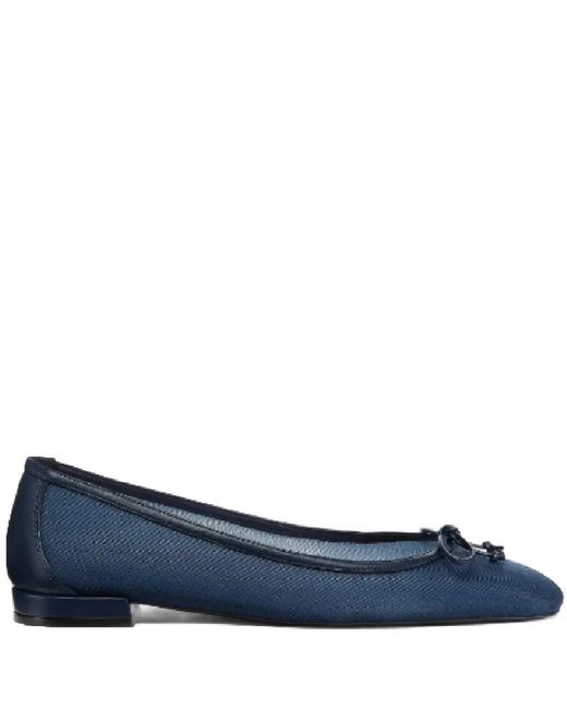 Stuart Weitzman Blue Arabella Ballet Flat