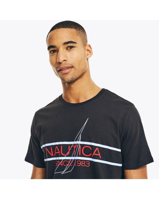 Nautica Cotton Since 1983 Graphic Sleep 