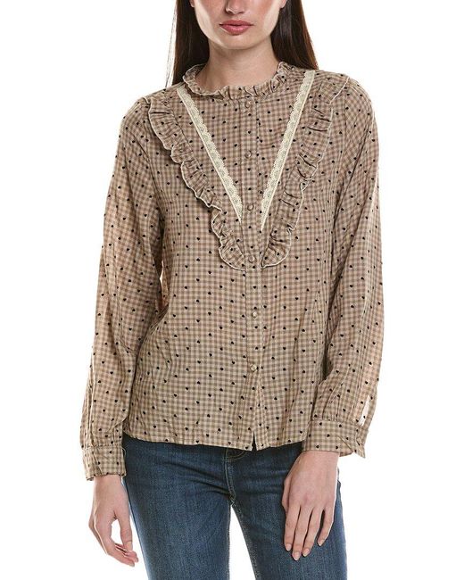 ANNA KAY Brown Komane Blouse