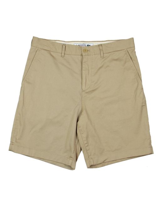 Lacoste Natural Stretch Regular Fit Bermuda Shorts for men