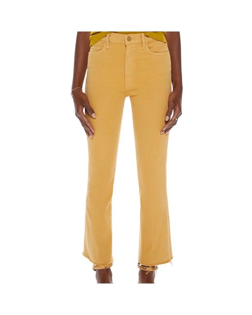 Mother Yellow The Hustler Ankle Fray Jean
