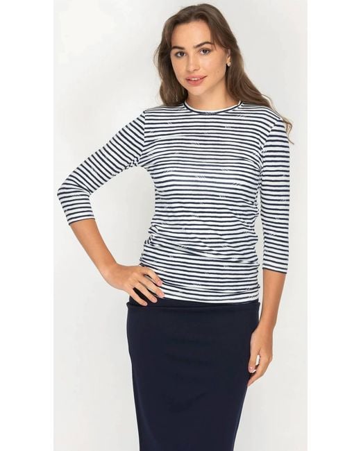 KMW Blue Basic T-Shirt Top