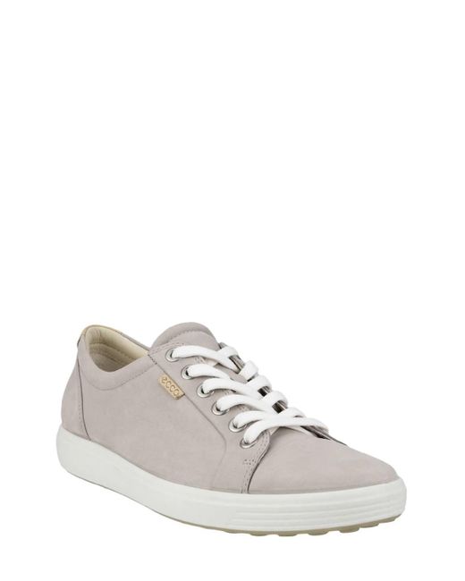 Ecco White Soft 7 Casual Slip On Sneaker