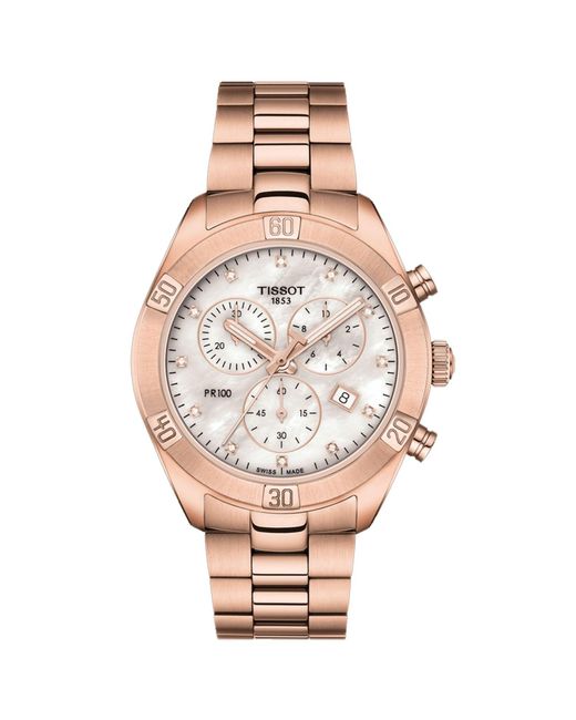 Tissot Pink Silver Silver Dial Watch