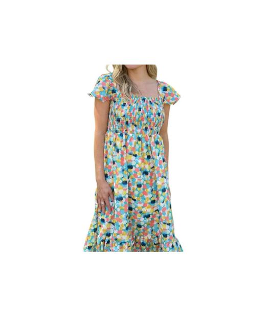 Thml Green Eliana Midi Dress