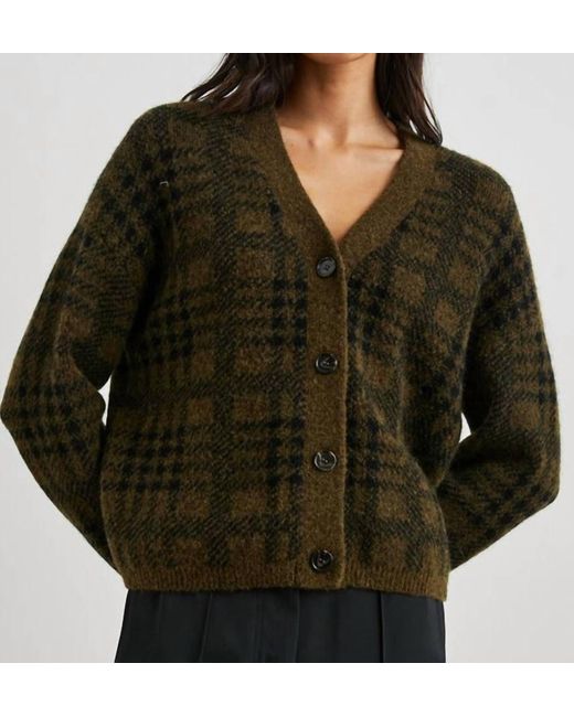 Rails Green Reese Cardigan Sweater