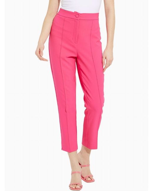 Joseph Ribkoff Straight Ankle Pant In Pink | Lyst