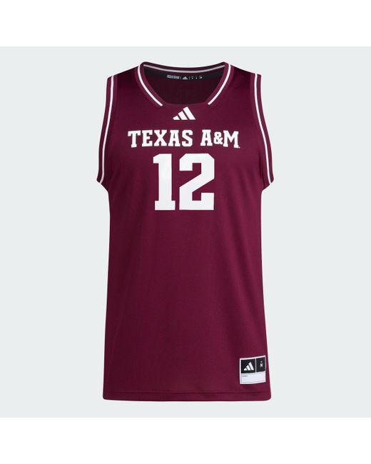 Adidas Purple Texas A & M Swingman Jersey for men