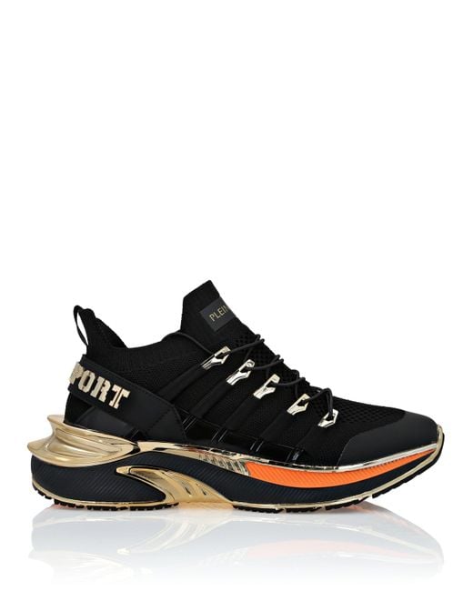 Philipp Plein Black Runner Chrome Surfer for men
