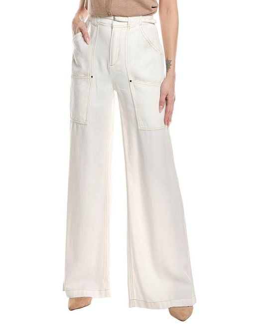 Boss White Telt Trouser