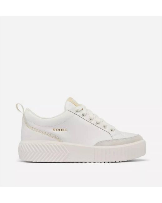 Sorel White Ona Ave Low Waterproof Sneaker