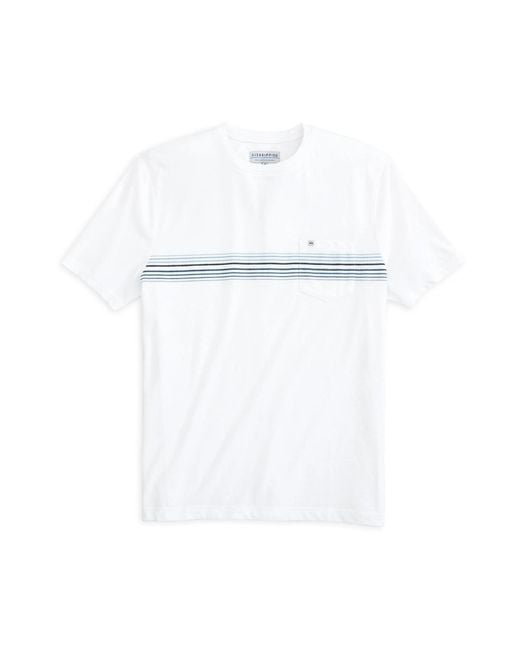 Fish Hippie White Bodega Engineered Pocket Tee for men