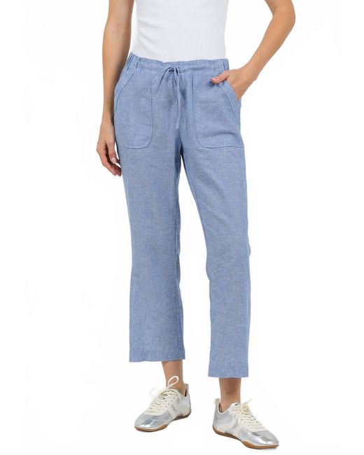 Pure Amici Blue Full Length Pant