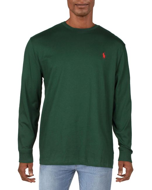 Polo Ralph Lauren Green Cotton Logo T-shirt for men